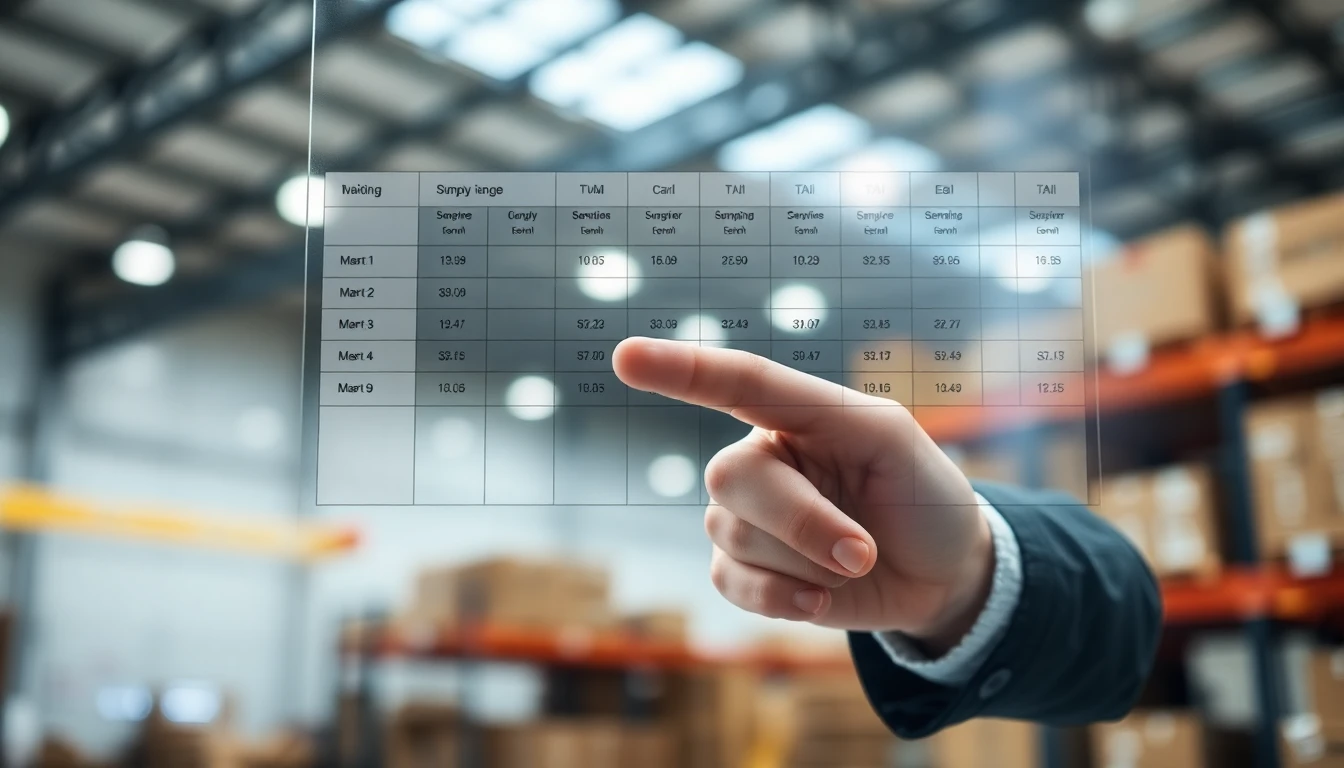 Logistics Planning and Efficiency